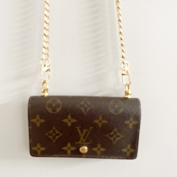 Louis Vuitton Brown Porte Monnaie Wallet - Altered/Crossbody - 2 straps - Picture 3 of 7